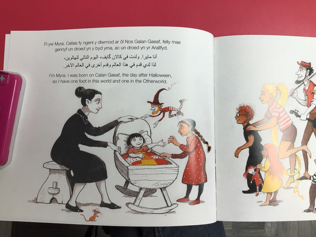 Myra y Storiwraig | Myra the Storyteller (In Welsh, Arabic and English)