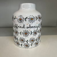 Bud Vase - Ffrind Arbennig - Daisies