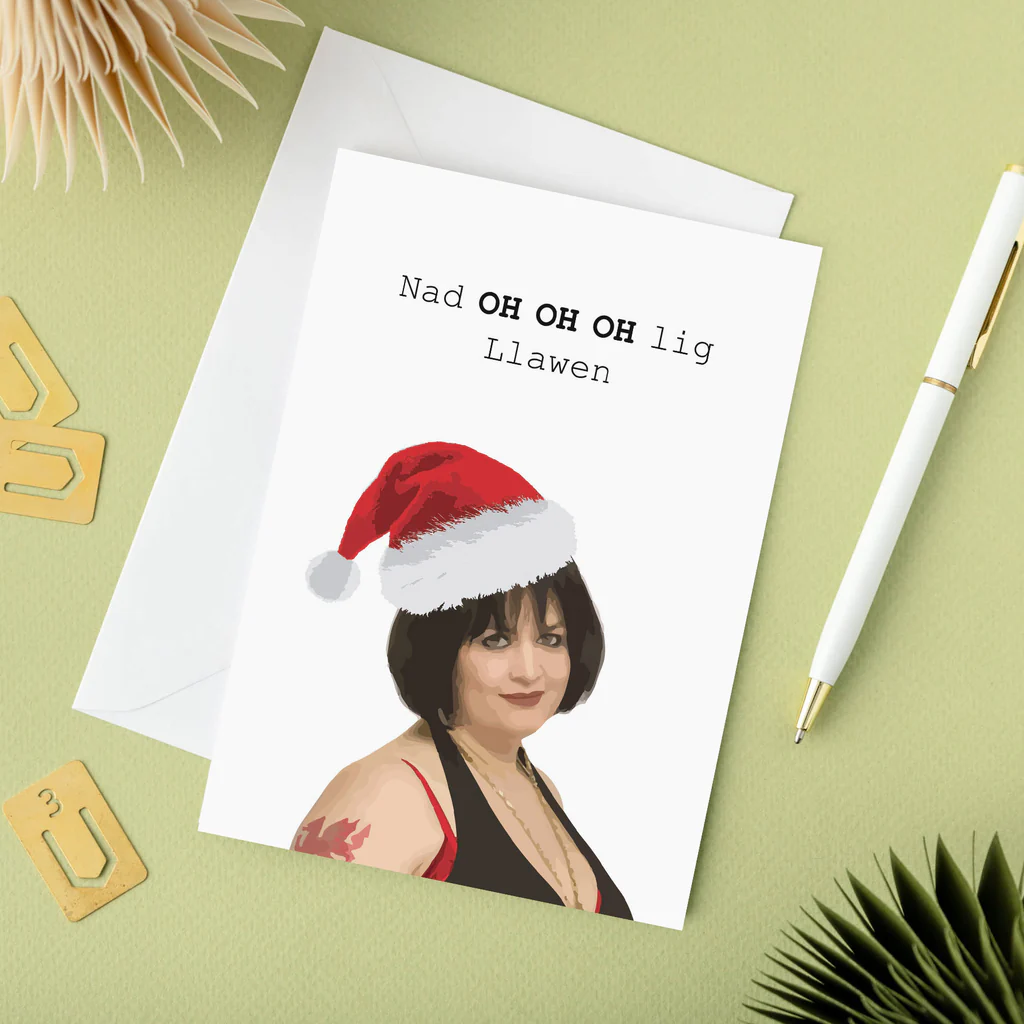 Welsh Christmas card &