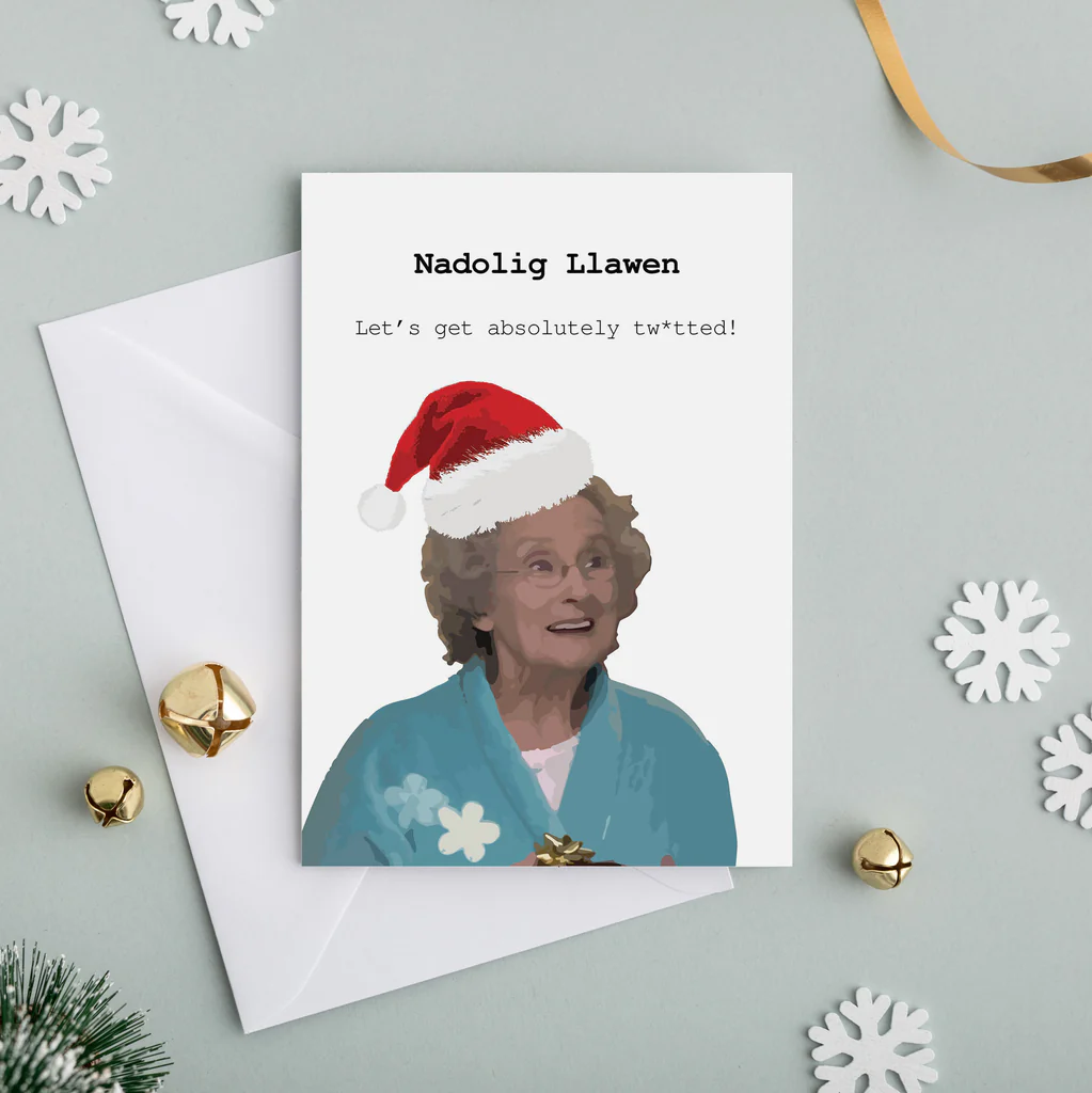 Welsh Christmas card &