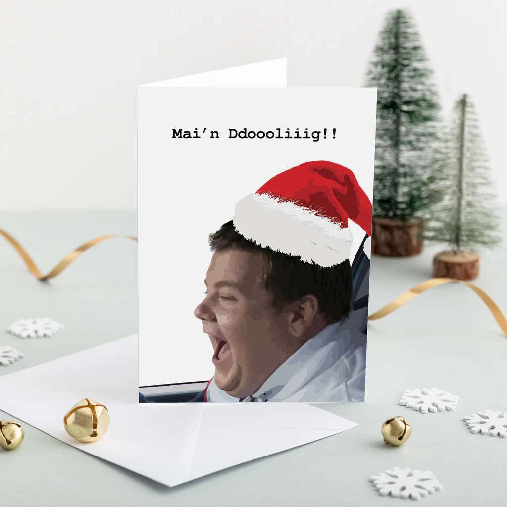 Welsh Christmas card &