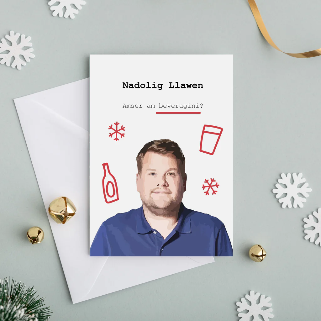 Welsh Christmas card &