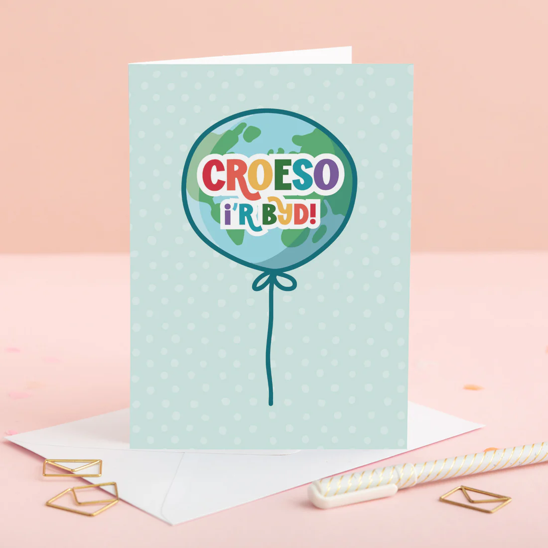 Welsh New Baby Card &