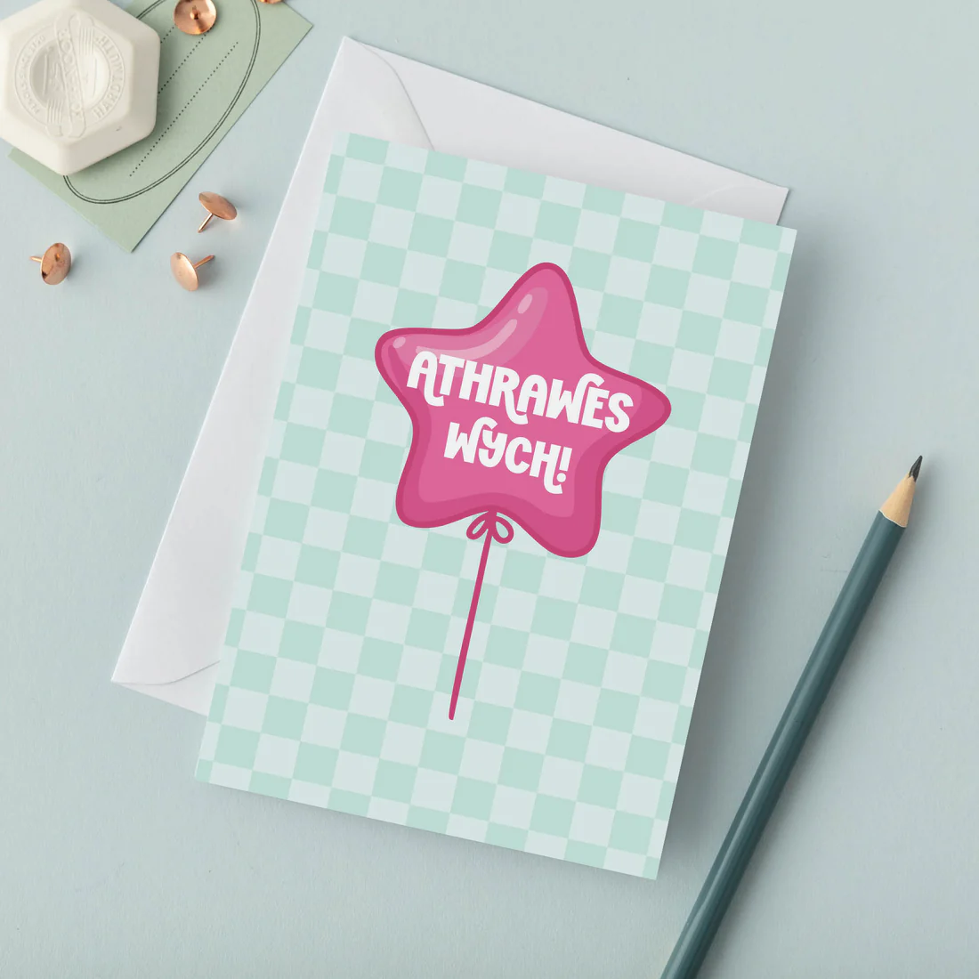 Welsh Teacher Card &