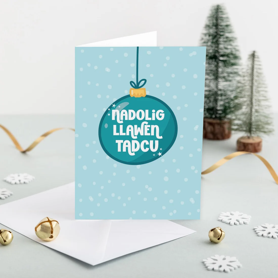 Welsh Christmas card &