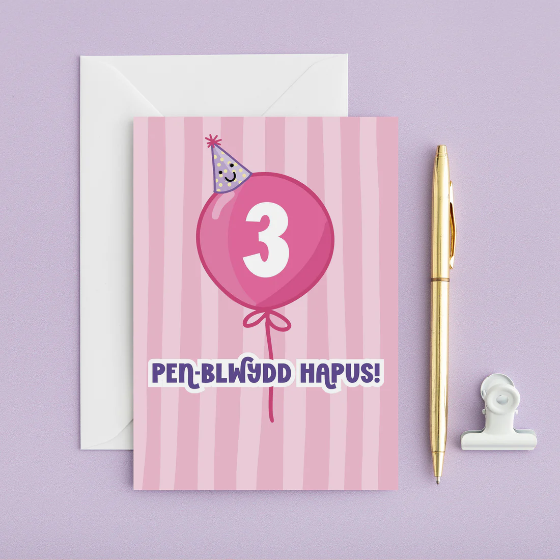 Welsh Birthday Card &