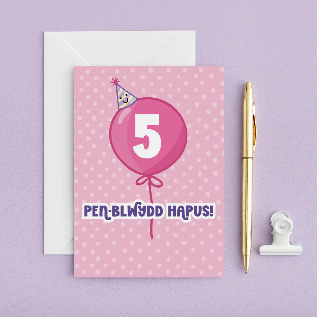 Welsh Birthday Card &