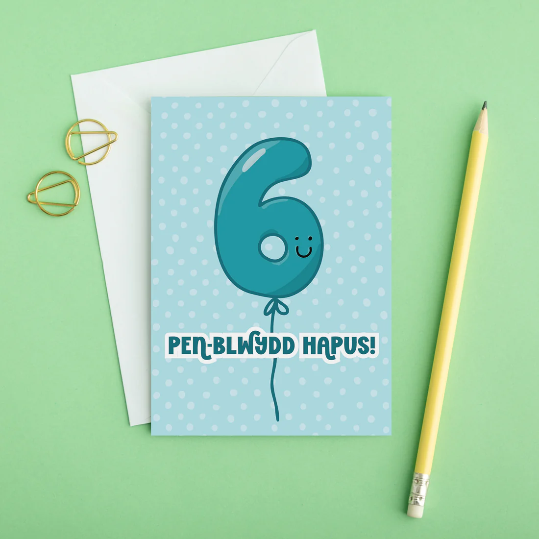 Welsh Birthday Card &