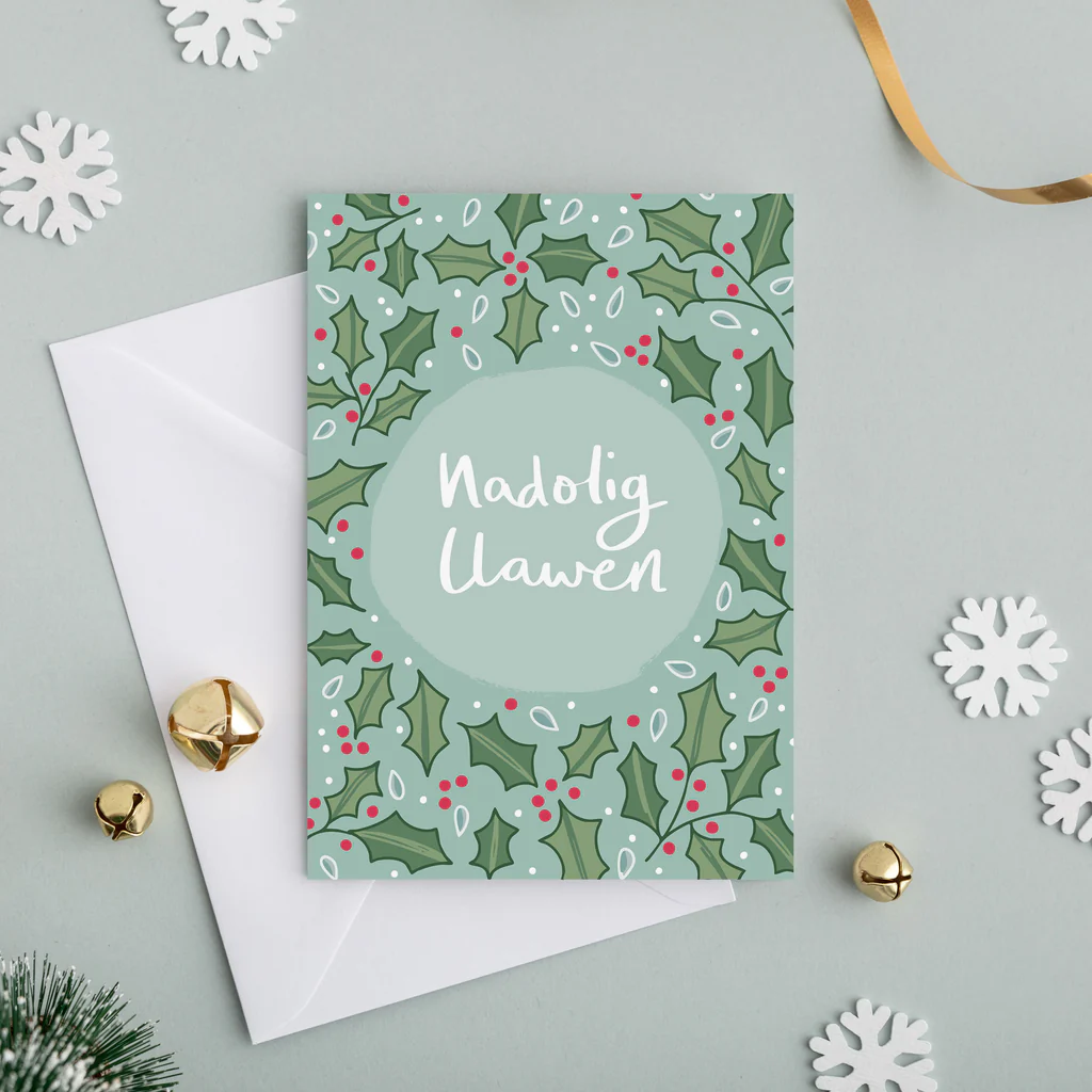 Welsh Christmas card &