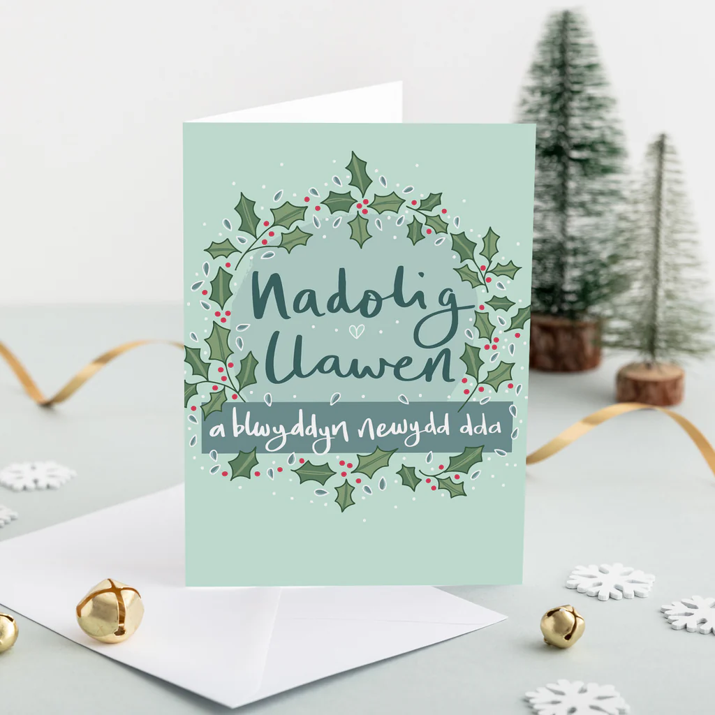 Welsh Christmas card &