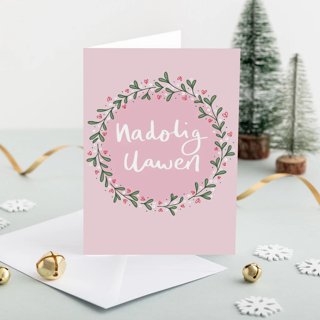 Welsh Christmas card &