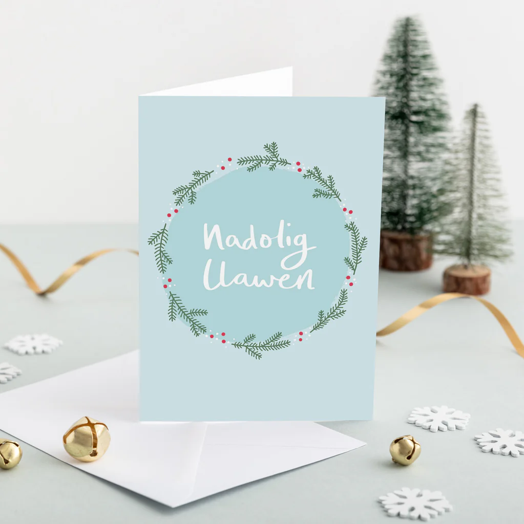 Welsh Christmas card &