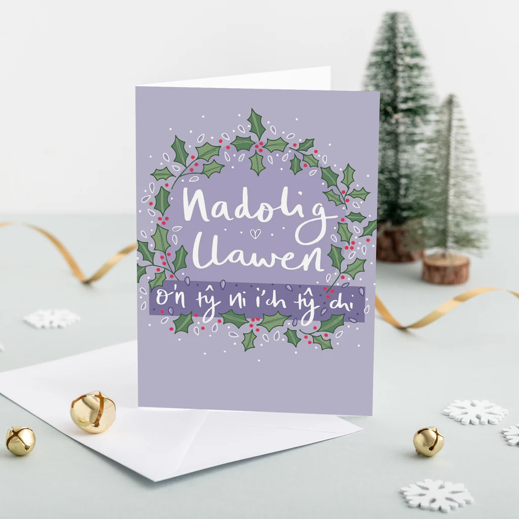 Welsh Christmas card &