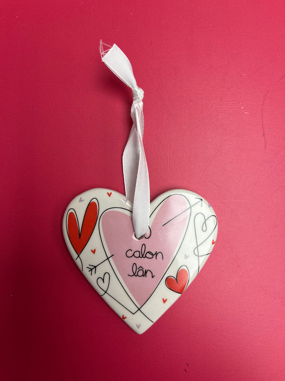 Ceramic Decoration - Calon Lân - Hearts