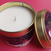 Christmas Fragranced Tin Candle - Nadolig Llawen - Robins