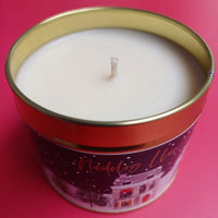 Christmas Fragranced Tin Candle - Nadolig Llawen - Santa