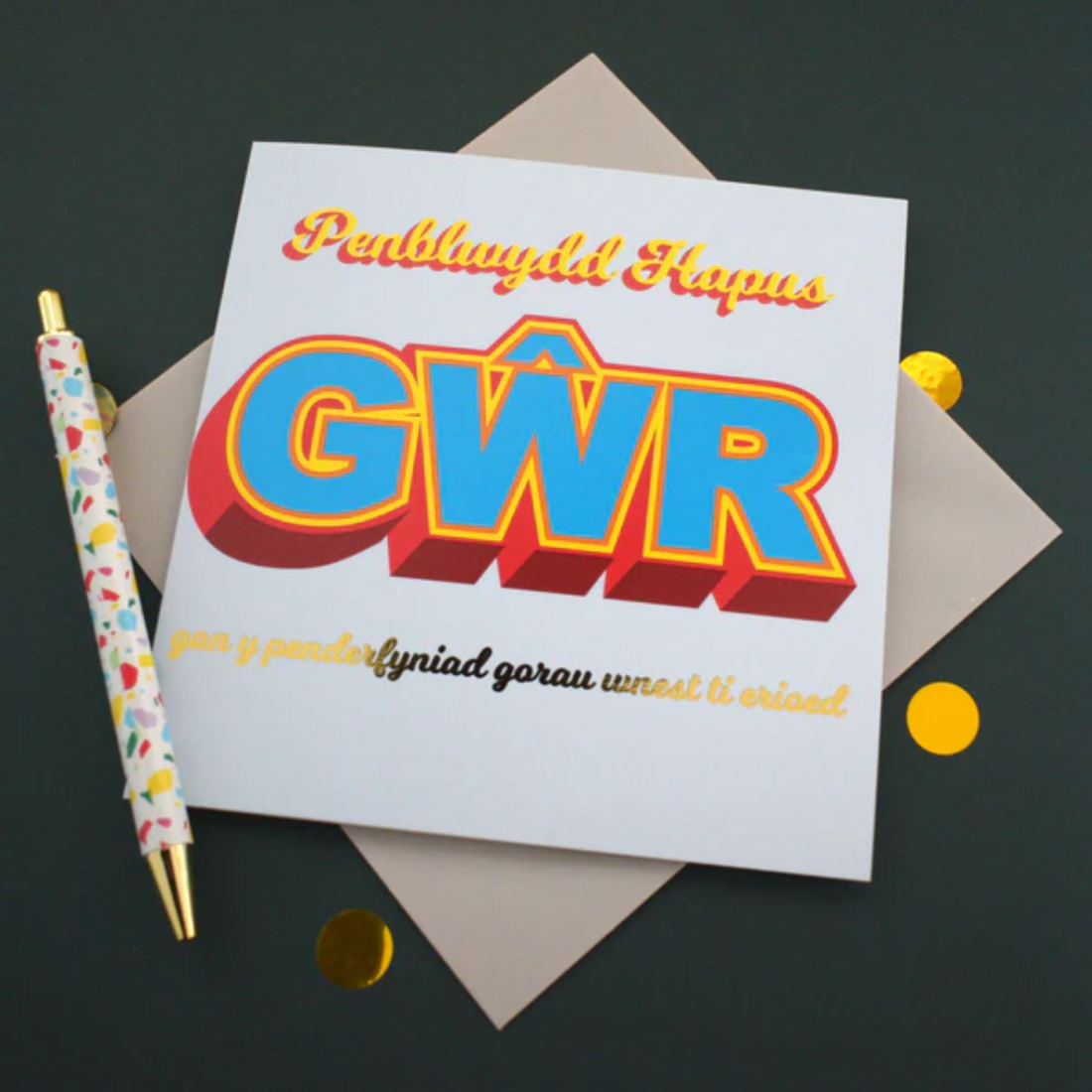 Welsh Birthday card &