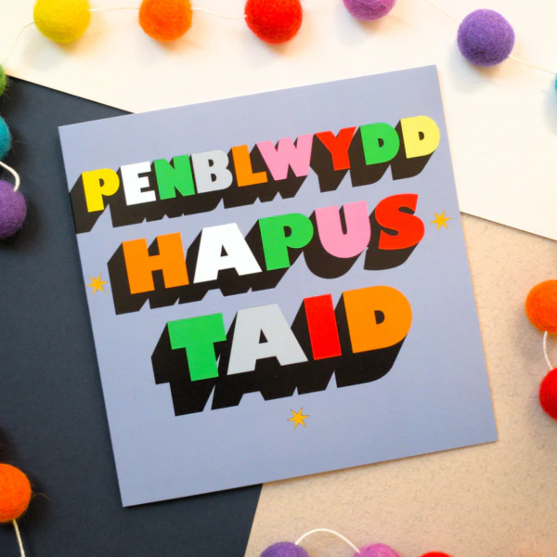 Welsh Birthday card &