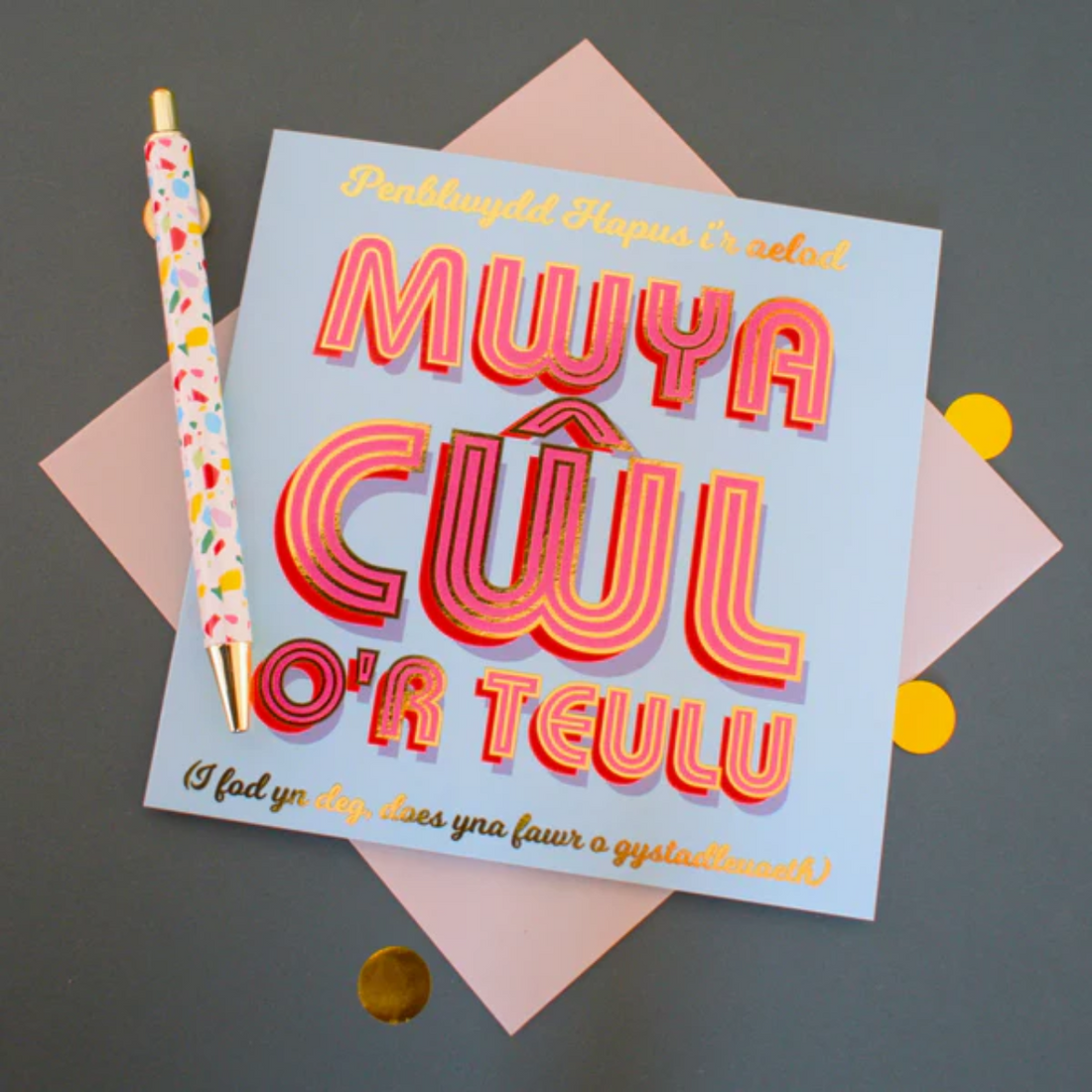 Welsh Birthday card &