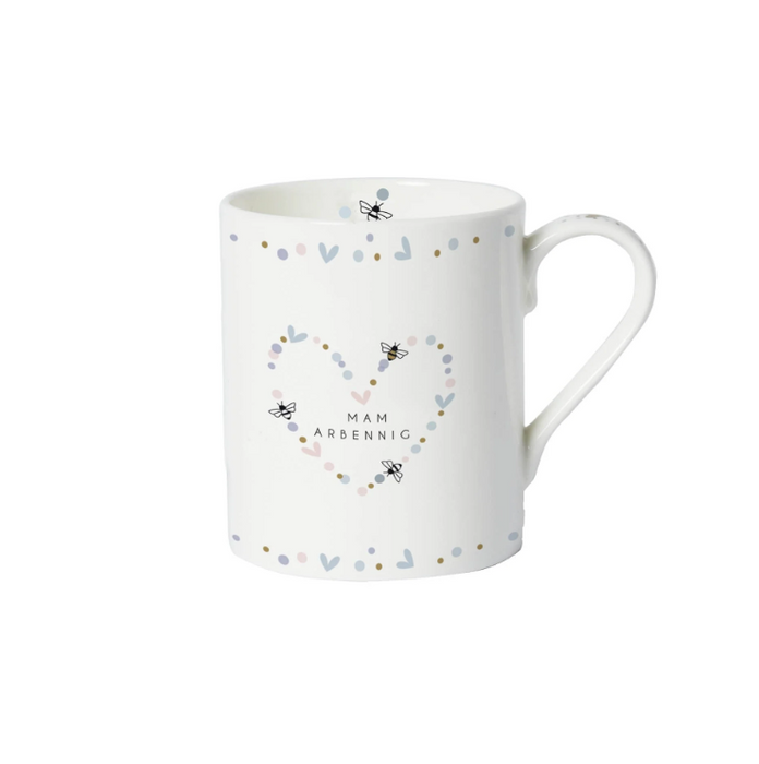 Bone China Mug - Mam Arbennig - Wildflowers