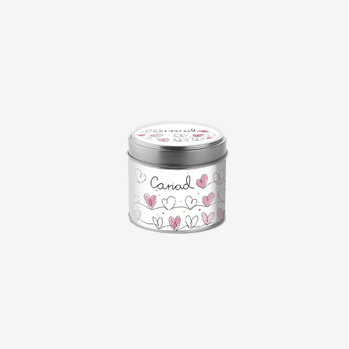 Fragranced Tin Candle - Cariad / Love