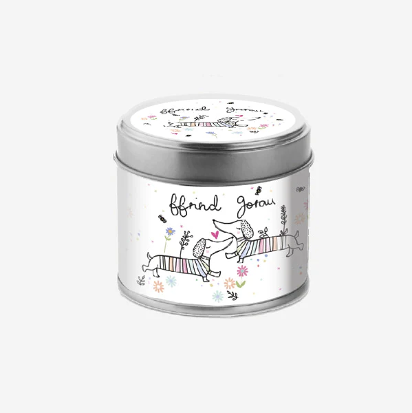 Fragranced Tin Candle - Ffrind Gorau / Best Friend