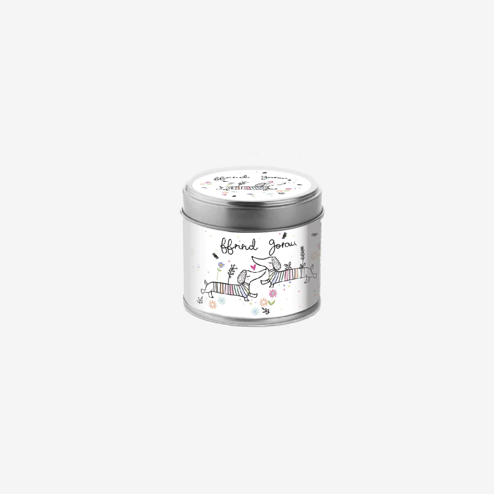 Fragranced Tin Candle - Ffrind Gorau / Best Friend