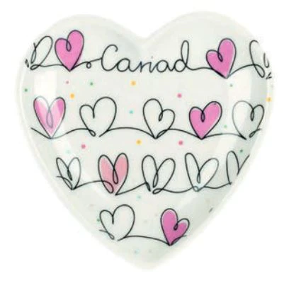 Welsh heart trinket dish &