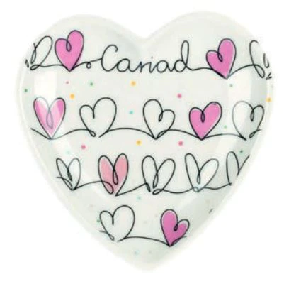 Welsh heart trinket dish 'Cariad' love