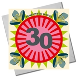 Welsh 30th Birthday Card &