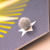 Welsh 40th Birthday Card 'Penblwydd Hapus 40' pompoms