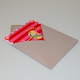 Welsh birthday card - Gin and Stripes, Penblwydd hapus, pompoms