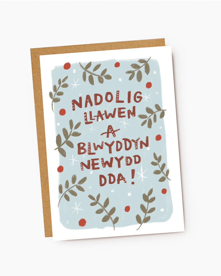 Welsh Christmas card &