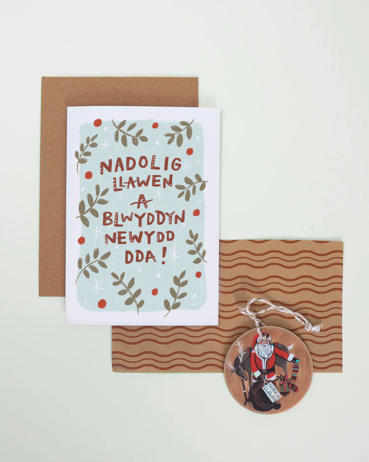 Welsh Christmas card &