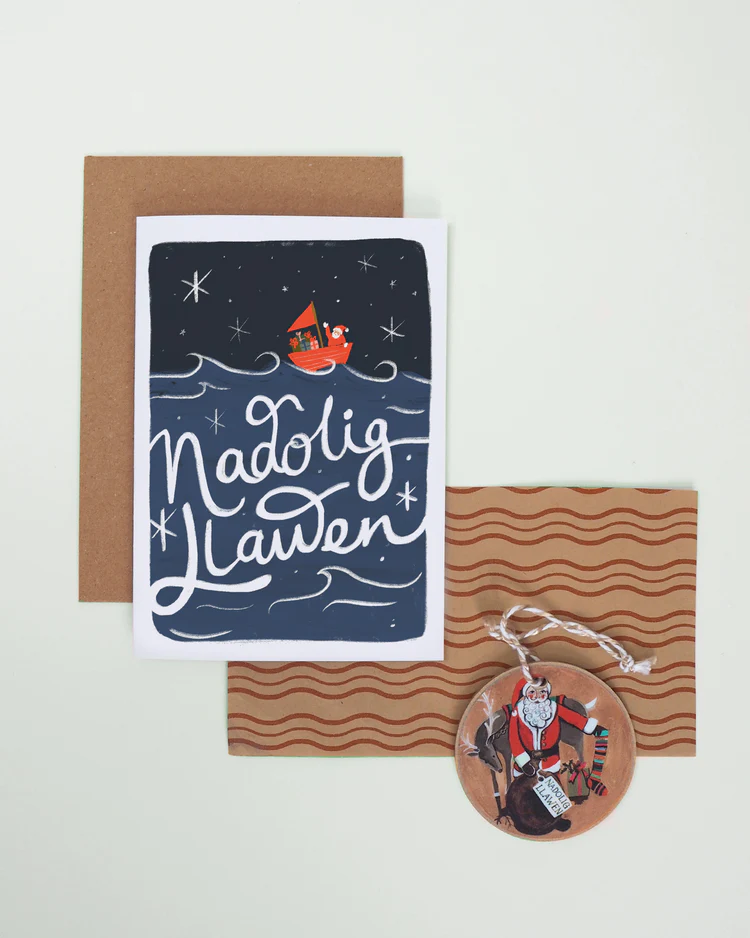 Welsh Christmas card &