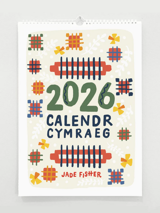 2026 Welsh Language Calendar - 'Calendr Cymraeg'