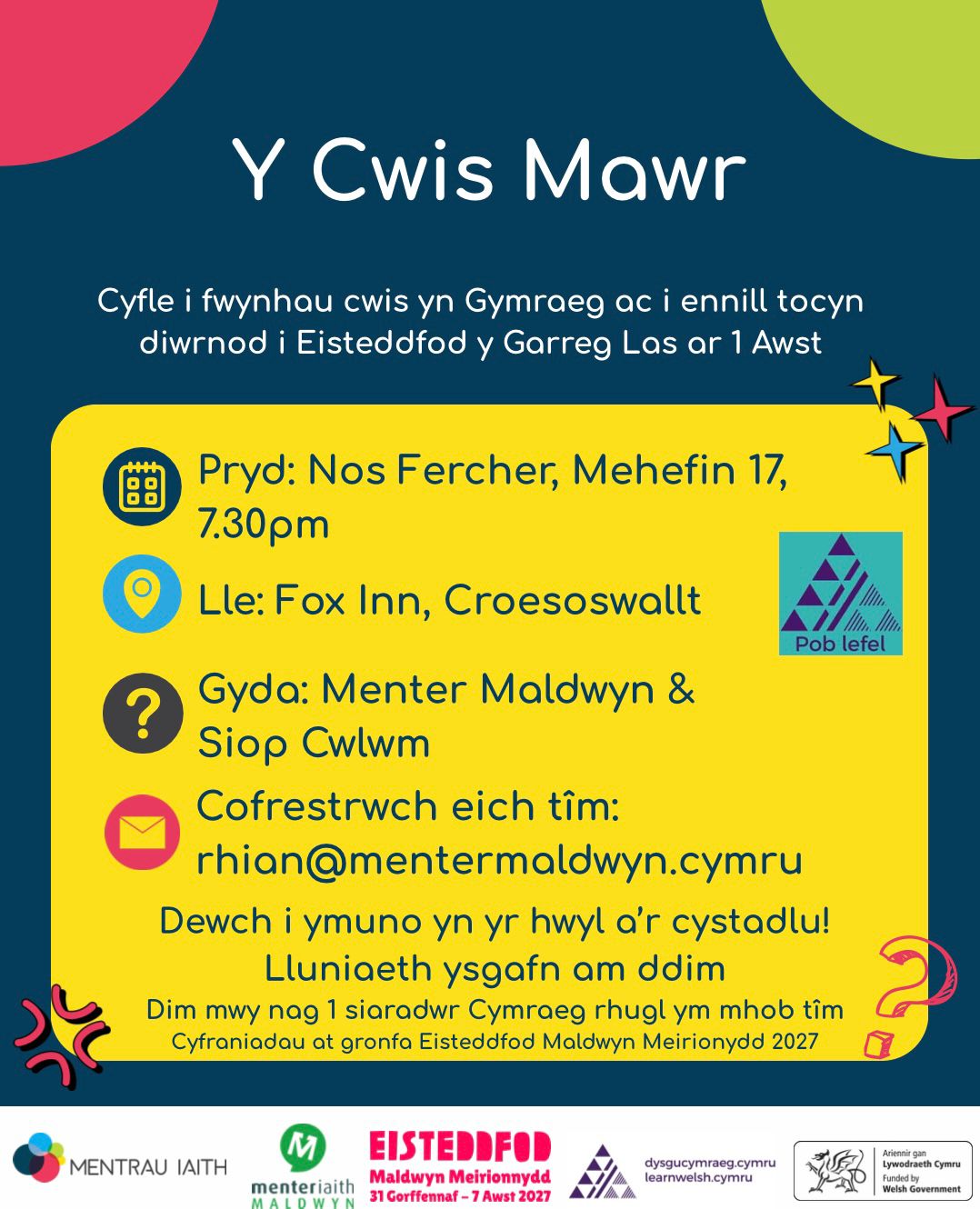 Siop Siarad ☕ Welsh Conversation Session