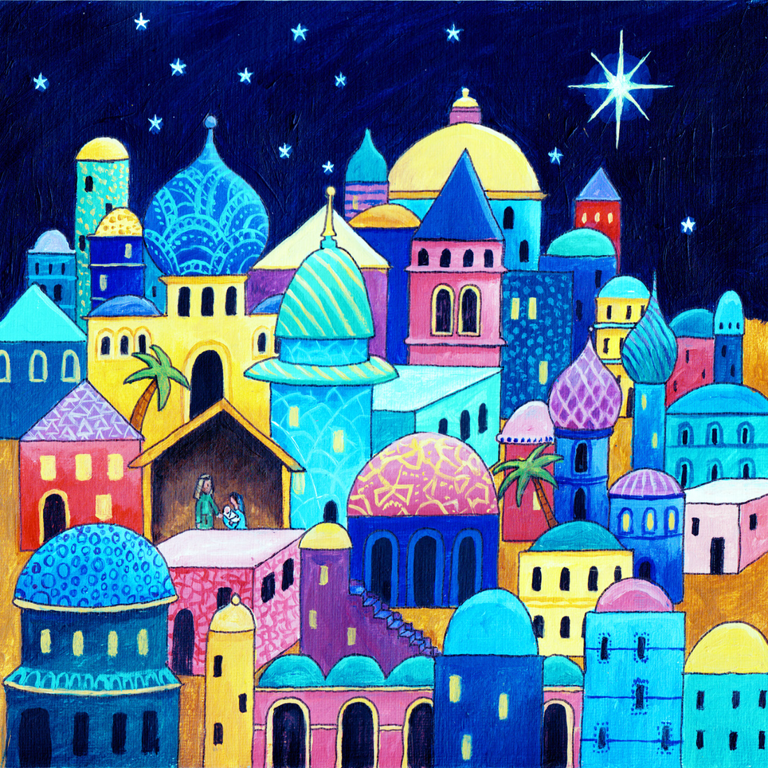 Bilingual charity Christmas cards &
