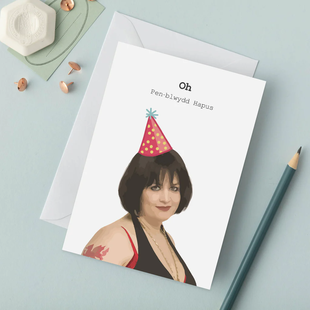 Welsh Birthday card &