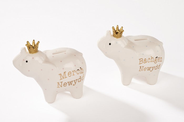Elephant New Baby Piggy Bank