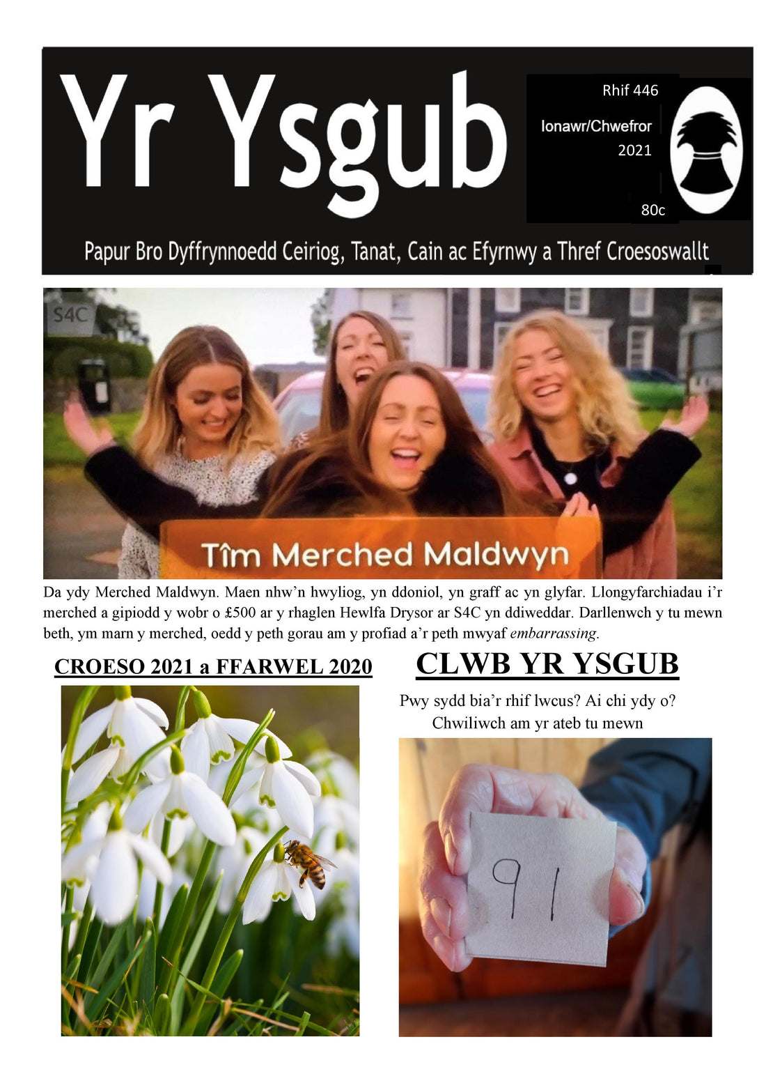Yr Ysgub - Ionawr Chwefror 2021 - Digital Download