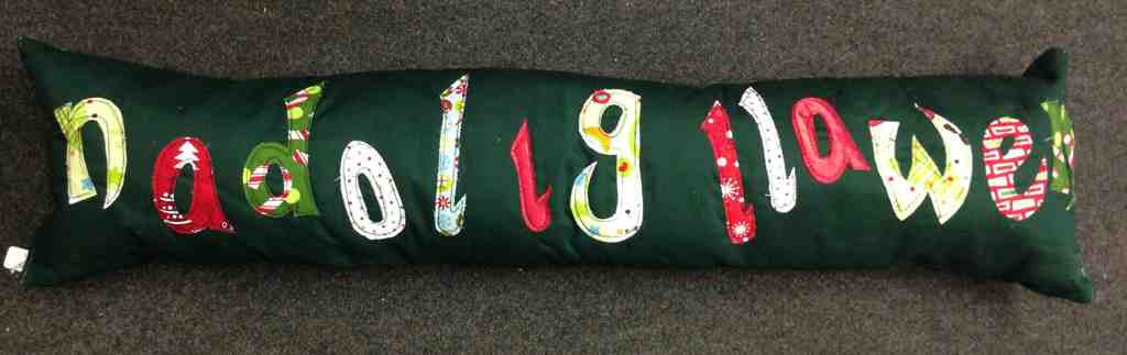 Hand-made draught excluder