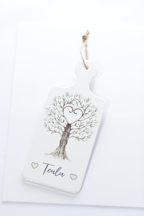 Welsh Family Tree Trivet 'Teulu'