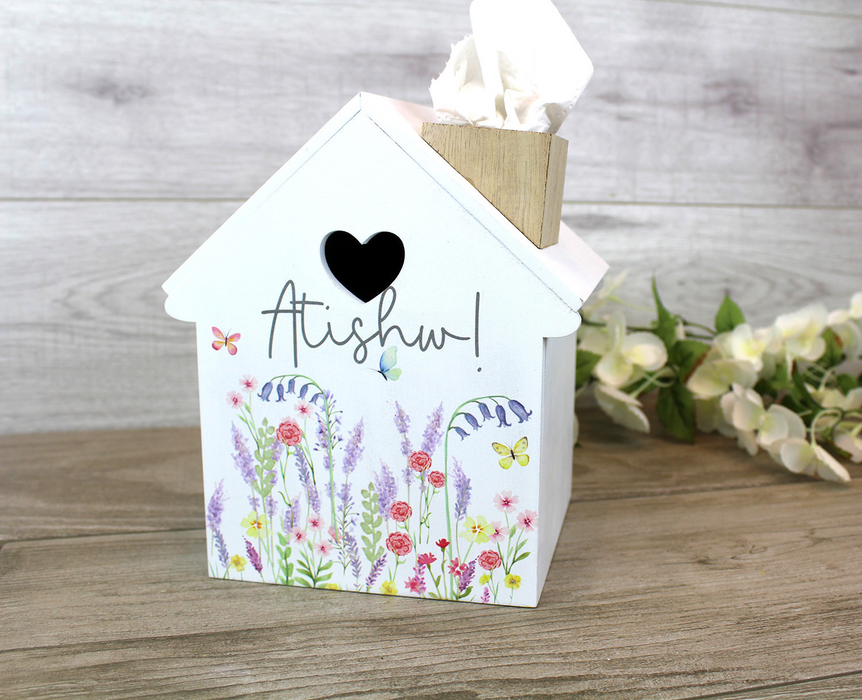 Welsh 'Atishw!' meadow tissue box