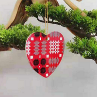Welsh Blanket Print Bauble Decoration
