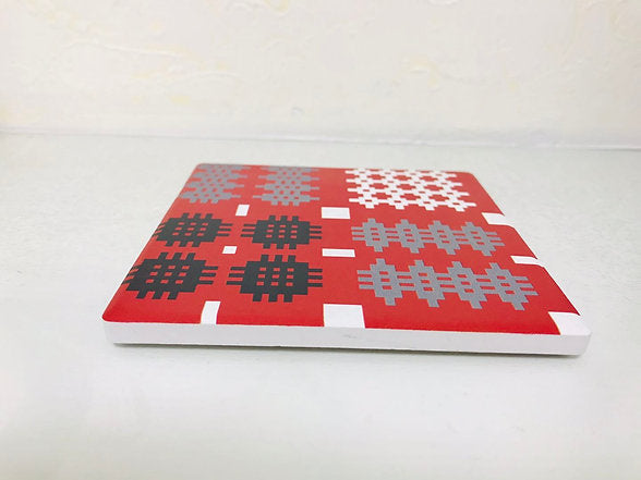 Welsh Blanket Print Coaster