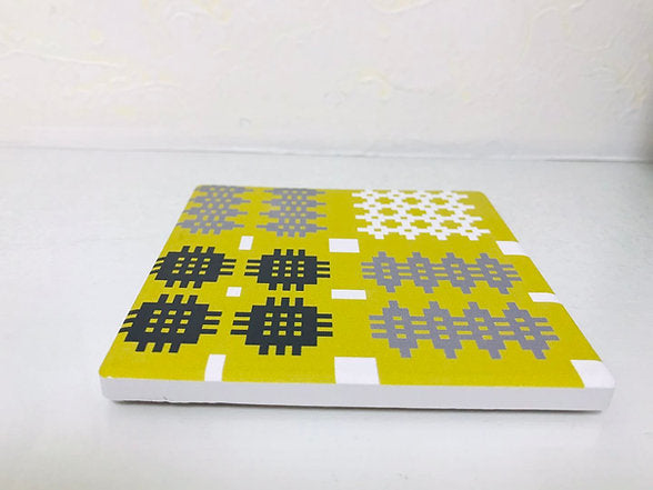 Welsh Blanket Print Coaster