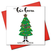 Christmas Card 'Nadolig Llawen i'm GÅµr Gorau' - Merry Christmas to my Best Husband