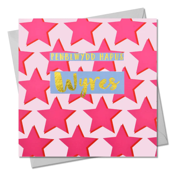 Welsh Birthday Card &