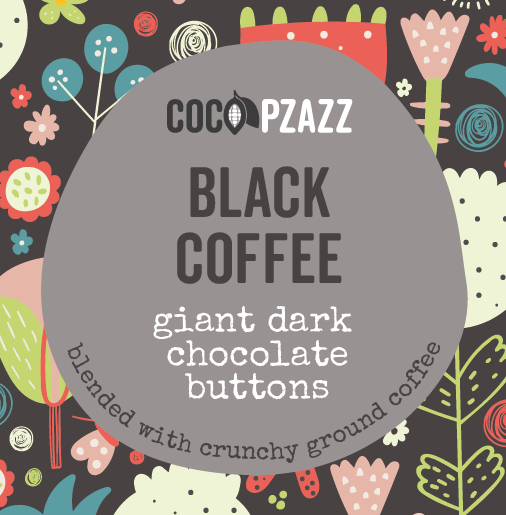 Welsh Giant Dark Chocolate Buttons - Black Coffee 96g